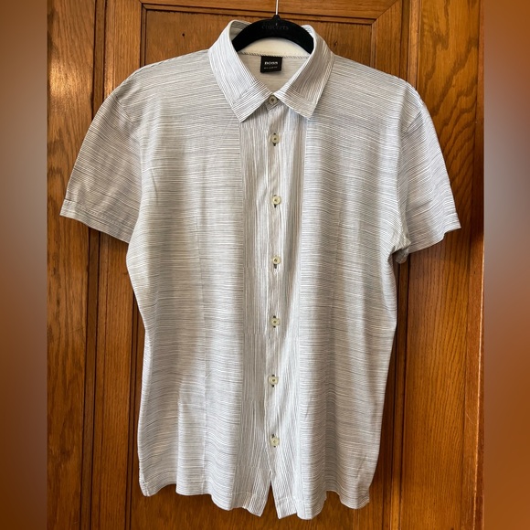 Hugo Boss Men’s Short Sleeve Casual Collared Shirt Regular Fit Size Medium - Picture 1 of 8